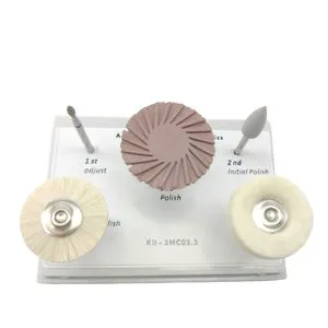 Premium 4-Piece Ceramic Diamond Dental Polishing Kit for Technicians