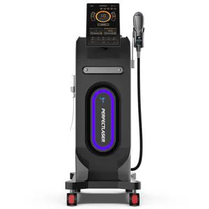 Professional Four Wavelength Painless Permanent Ice Titanium Strip Skin Detection Machine 808nm Diode Laser Hair Removal CE