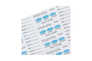 Disposable ISO 11140 Class 4 Indicator Card, Monitors Time/Temperature/Steam