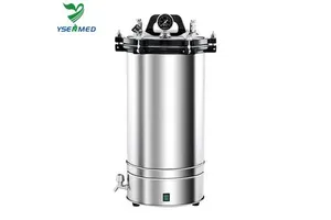 Low Price 18L 24L Vertical Medical Equipment High Pressure Steam Sterilizer Ysmj-01