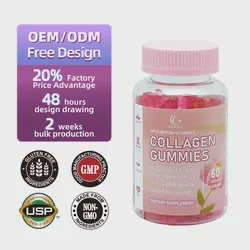Skin Whitening Collagen Gummies Biotin Vitamin C Beauty Products