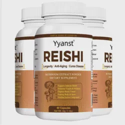 Mushroom Extract Powder Dietary Supplement Capsules Support 60 Capsules/Bottle