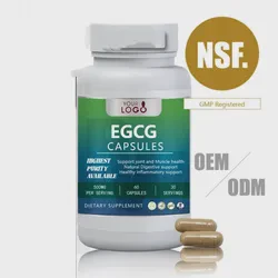 Ausreson OEM Extract Supplyment Detox Matcha Herbal Antioxidant Green Tea EGCG Capsules