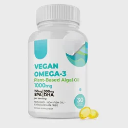 OEM Algae Omega-3 Softgels for Heart and Brain Health Support