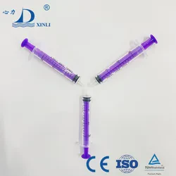 Disposable Colored 1ml/3ml/5ml/10ml No-Needle Oral Feeding Syringe with CE ISO Approved