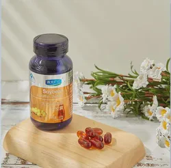 Factory Price Soybean Lecithin Soft Gel Lowering Blood Fat