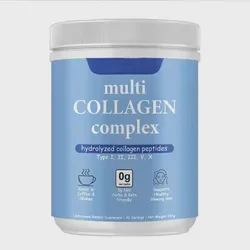 OEM High Quality Multi Collagen Powder Servings with Vitamin C Hydrolyzed Collagen Supports Skin, Hair and Nails