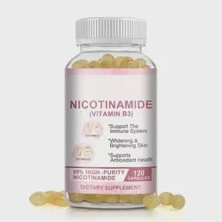 Ausreson OEM Health Supplement 120PCS Natural Vitamin Complex Nicotinamide Capsules