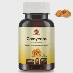 Organic Plant Extract Capsule Cordyceps Militaris Health Product Capsule Supplement