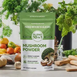 Mushroom Superfood Master Blend Mushrooms Coffee Powder Natural Lions Mane Mushroom Powder