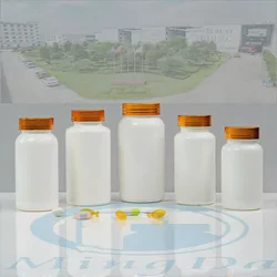 Plastic Vitamin Bottle Health Supplement Packaging Bottle Capsule Tablet Bottle
