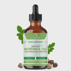 Pure Moringa Oil Liquid for Skin Hydration and Hair Health Herbal Supplement