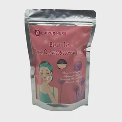 Wholesale Herbal Acne Removal Tea Bags Reduce Blemishes Fade Acne Scars Natural Skin Care Tea for Clear Complexion