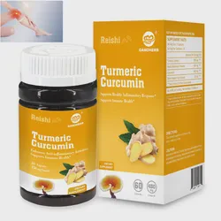 100% Organic Black Pepper Organic Ginger 450mg Turmeric Curcumin Vegan Gummies Capsule