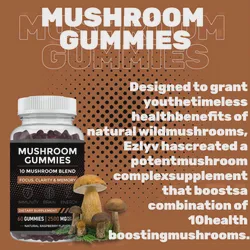 Health & Energy Gummy Support Focus Clarity and Memory Mushroom Gummies