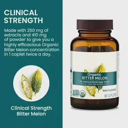 Bitter Melon Balsam Pear Powder Extract Capsules Supporting Blood Sugar Control and Metabolism Bitter Melon Capsules
