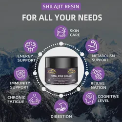 Pure Himalayan Organic Shilajit Resin for Focus&Energy Immunity