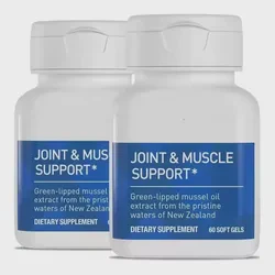 OEM Natural Support Green Lipped Mussel Oil 60 Softgel Joint Support Supplement