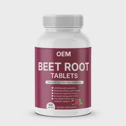 OEM Beet Root Tablets Supports Cardiovascular Health Provides Natural Energy