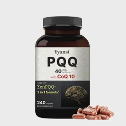 OEM PQQ Capsules with Coq 10 Boost Energy Brain Function PQQ Capsules
