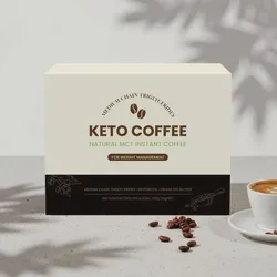 Natural Mct Instant Keto Coffee for Weight Management & Outdoor Energy Slim Coffee