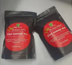 Organic Slimming Tea Bags with Moringa for Flat Tummy