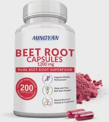Strong Formula Beet Root Vegan Capsules for Liver Health