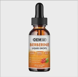 Organic Berberine Liquid Drops HCl Supplements with Ceylon Cinnamon Heart Health Support