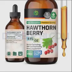 OEM Private Label Service Hawthorn Berry Liquid Drops Supplement Nutrient Source Support and Promote Digestion