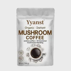 Natural Reishi Lions Mane Instant Immune Nutrition Mushroom Coffee