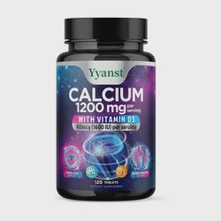 OEM/ODM 1200mg Calcium & 1600iu Vitamin D3 Tablets Increase Bone Density