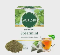OEM Natural Organic Spearmint Tea Bag Herbal Supplement Pyramid Tea Bag