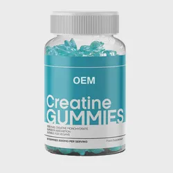 OEM Sport Energy Support Creatine Gummies Candy 100% Pure Creatine Monohydrate Superior Absorption Gummies