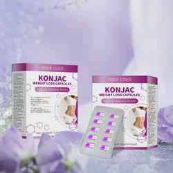 OEM Customized Konjac Dietary Fiber Weight Loss Capsule Factory