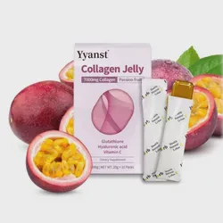 Private Label Boost Metabolism Anti Aging Vitamin C Fish Collagen Peptide Jelly