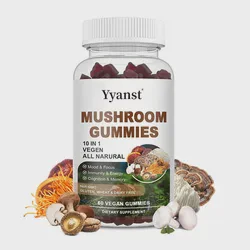 OEM Increase Clarity & Memory Natural Organic Mushroom Blend Gummies