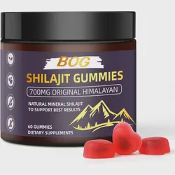 Private Label Shilajit Gummy Dietary Supplement