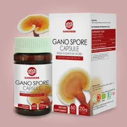 Organic Gano Spore Capsule Lingzhi Spore Capsule Vcaps
