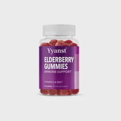 Boosts Immune Pure Elderberry Gummies Healthier Respiratory Antioxidant Provide Energy Gummy Candy