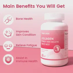 Oral Collagen Tablets with Donkey Hide Gelatin & Bird's Nest - Beauty Boost