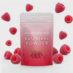 Natural Freeze Dried Raspberry Fruit Berry Powder Customized Packing 100g Organic Freeze Dried Raspberry Powder