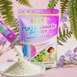 OEM Pyrroloquinoline Quinone Disodium Salt Probiotic Freeze-Dried Powder Booster Probiotics Supplements PQQ Probiotic Powder