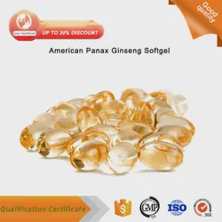 OEM Health Supplement Multivitamin 500mg Bulk American Panax Ginseng Softgel Capsule