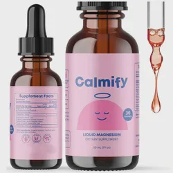 Nature Kids Magnesium Citrate Liquid Drops for Children Calm Magnesium Supplements Sugar Gluten Free