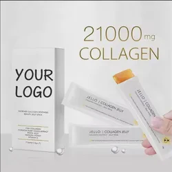 Private Label Anti Aging Vitamin C Glutathione Marine Collagen Peptide Jelly