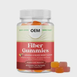 Immunity Digestive Support Prebiotic Fiber Tasty Adult Gummies Supplement