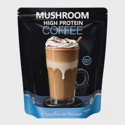 OEM Sugar-Free Keto Instant Mushroom Collagen Coffee Powder with Protein