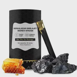 Olli OEM/ODM Pure Himalayan Shilajit Sticks with Organic Honey Naturally Sweeter & Tastier Shilajit30 Sticks for Energy Boost Shilajit