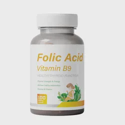 Premium Folic Acid Capsules for Enhanced Health and Wellness