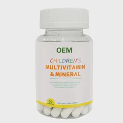 OEM Kids Vitamin D3 Capsules, Supports Bone Health & Immune System, Gelatin & Gluten Free, Age 4+